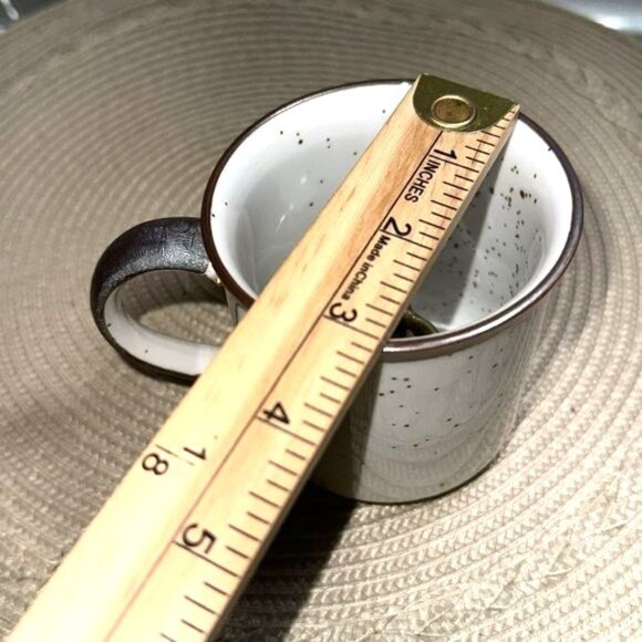 Vintage Ceramic Bunny Inside Speckled Coffee Mug - Picture 7 of 7